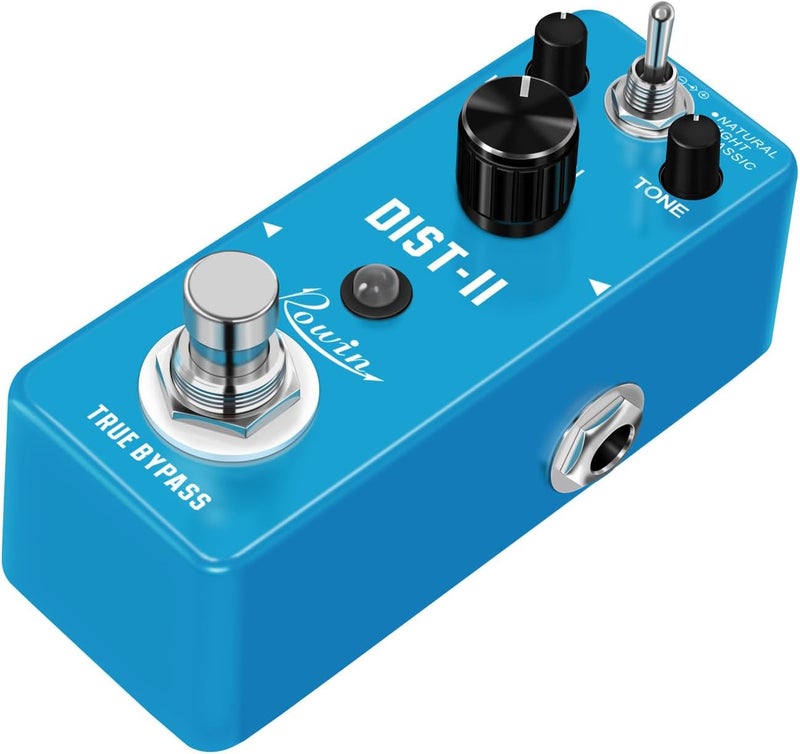IOppWin LEF-301B Compact High-Gain Distortion Guitar Pedal - Rowin Solo Dist with Natural/Tight/Classic Modes, True Bypass, Metal Shell for Beginners - Dynamic Solo Tones from Classic Rock to Modern Metal - Image 1